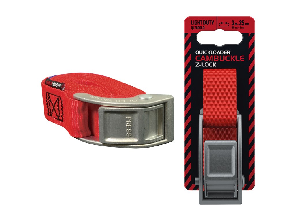 QUICKLOADER® Cambuckle Z-lock 800 kg • 3 mx 25 mm
