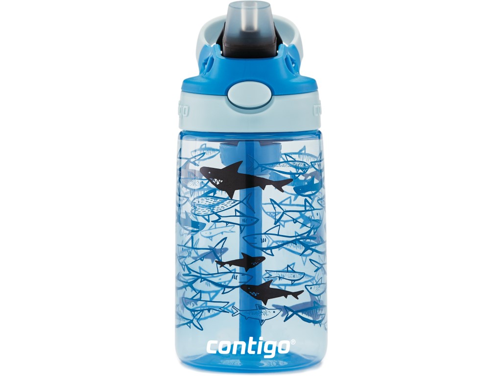 Contigo Detská fľaša Easy Clean 420 ml, Blue Sharks
