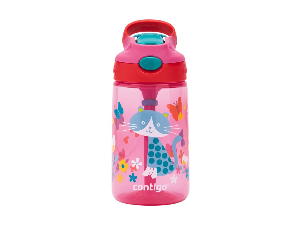 Contigo Detská fľaša Gizmo Flip 420 ml, Cherry Cat
