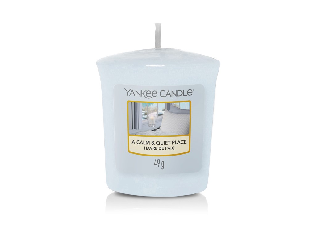 VONNÁ SVIEČKA YANKEE CANDLE A CALM & QUIET PLACE VOTÍVNA SVIEČKA