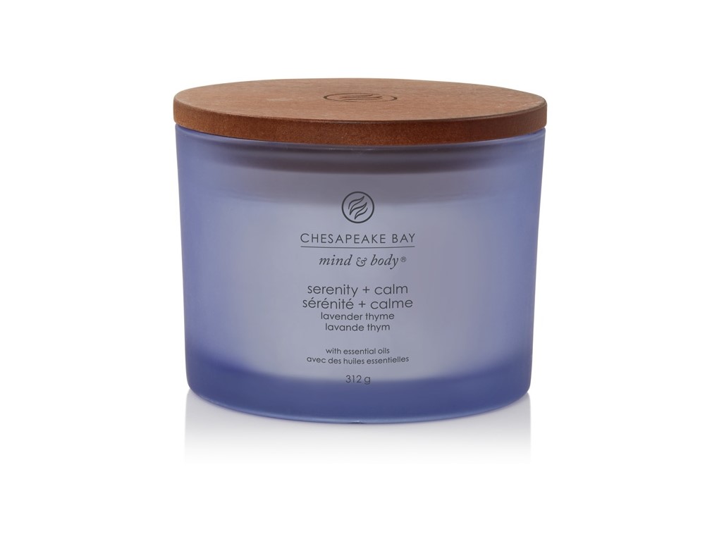 VONNÁ SVIEČKA CHESAPEAKE BAY CANDLE SERENITY & CALM 3 KNOTY