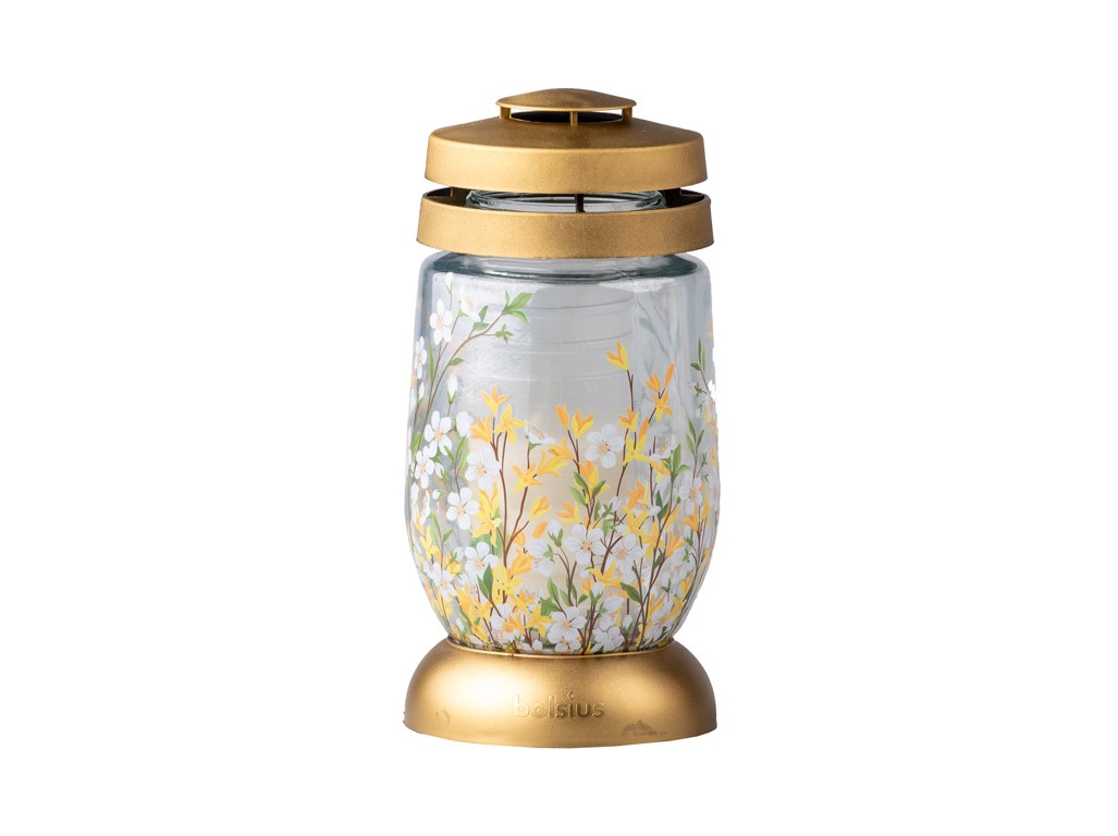 Bolsius cintorínske sklo 23 cm vklad 120g 36h. Zlatice