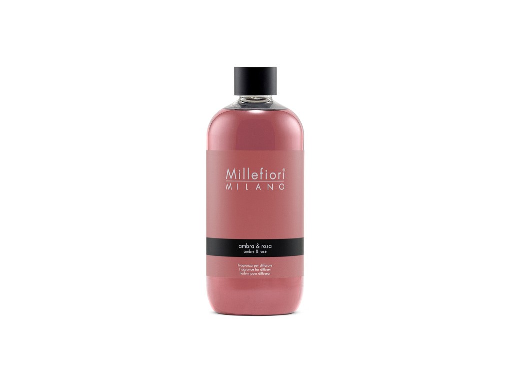 Millefiori Milano Ambra & Rosa náplň pre arómu difuzér 500 ml