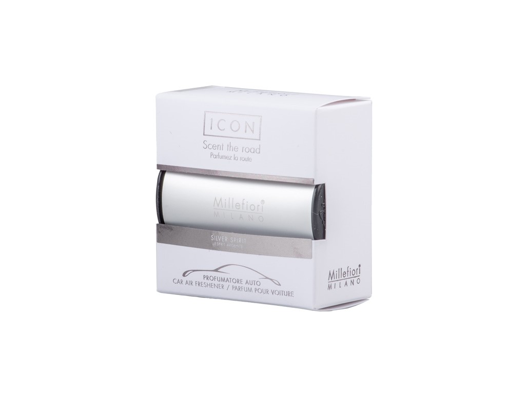 Millefiori Icon Silver Spirit vôňa do auta Classic strieborná