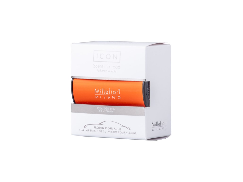 Millefiori Icon Orange Tea vôňa do auta Classic oranžová
