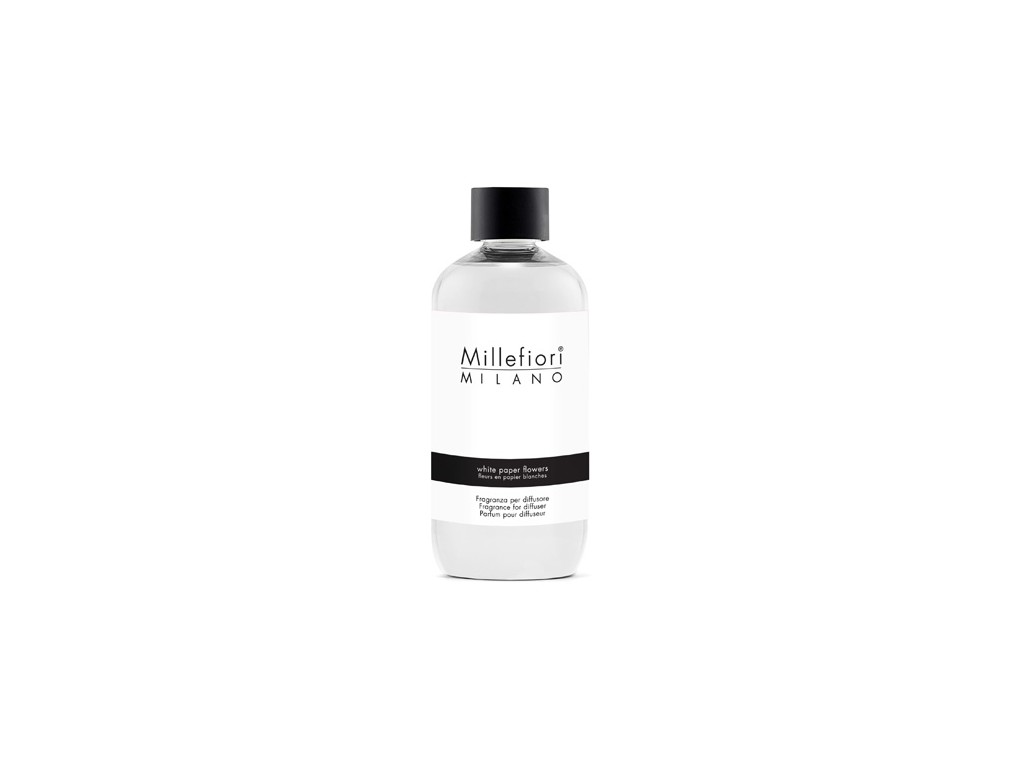 Millefiori Milano White Paper Flowers aróma náplň pre difuzér 250 ml
