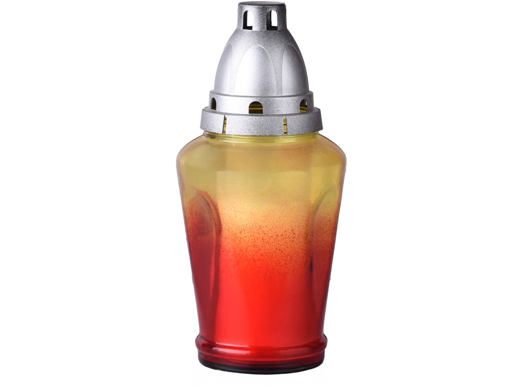 Cintorínske sklo 22 cm vklad 180g 58h. Plameň stredný