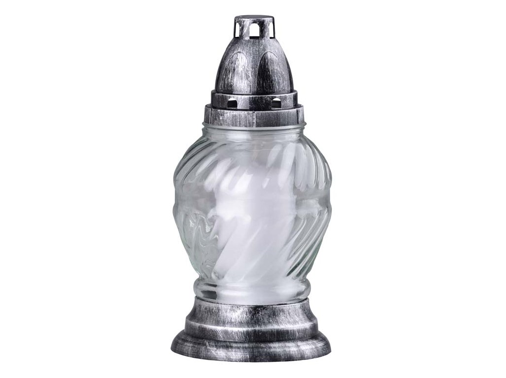 Cintorínske sklo 24 cm vklad 180g 58h. číre