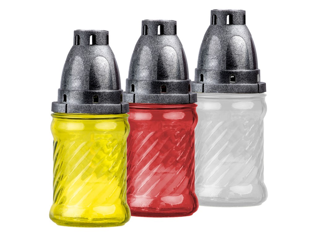 Cintorínske sklo 14 cm vklad 30g 15h. Valec mix farieb