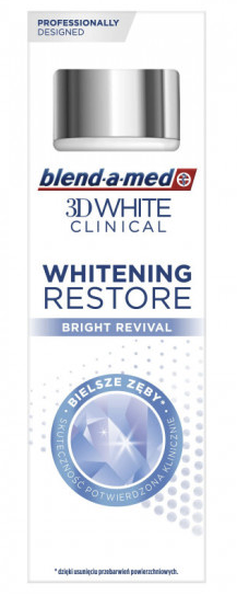 Blend-a-med zubná pasta 75ml 3D White Clinical