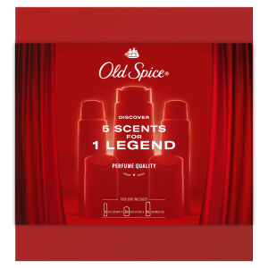 Old Spice Darčeková sada pre mužov Discovery Box (sprchovací gél 250ml + 2x deo spray 150ml + 2x deo stick 50ml)