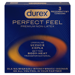 Durex kondómy (3ks/kra) Perfect Feel