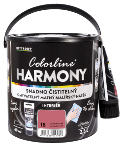 Colorline Harmony 2,5l 18 Koral červeň