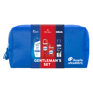 Gentleman's SET darčeková sada pre mužov (250ml+Stick50ml+H&S 330ml+Gill.Gel 200ml)