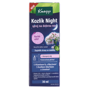 Kneipp Kozlík Night 30 ml ústny sprej
