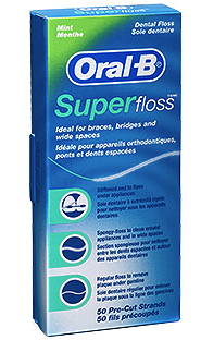 Oral-B zubná niť Superfloss Mint 30m