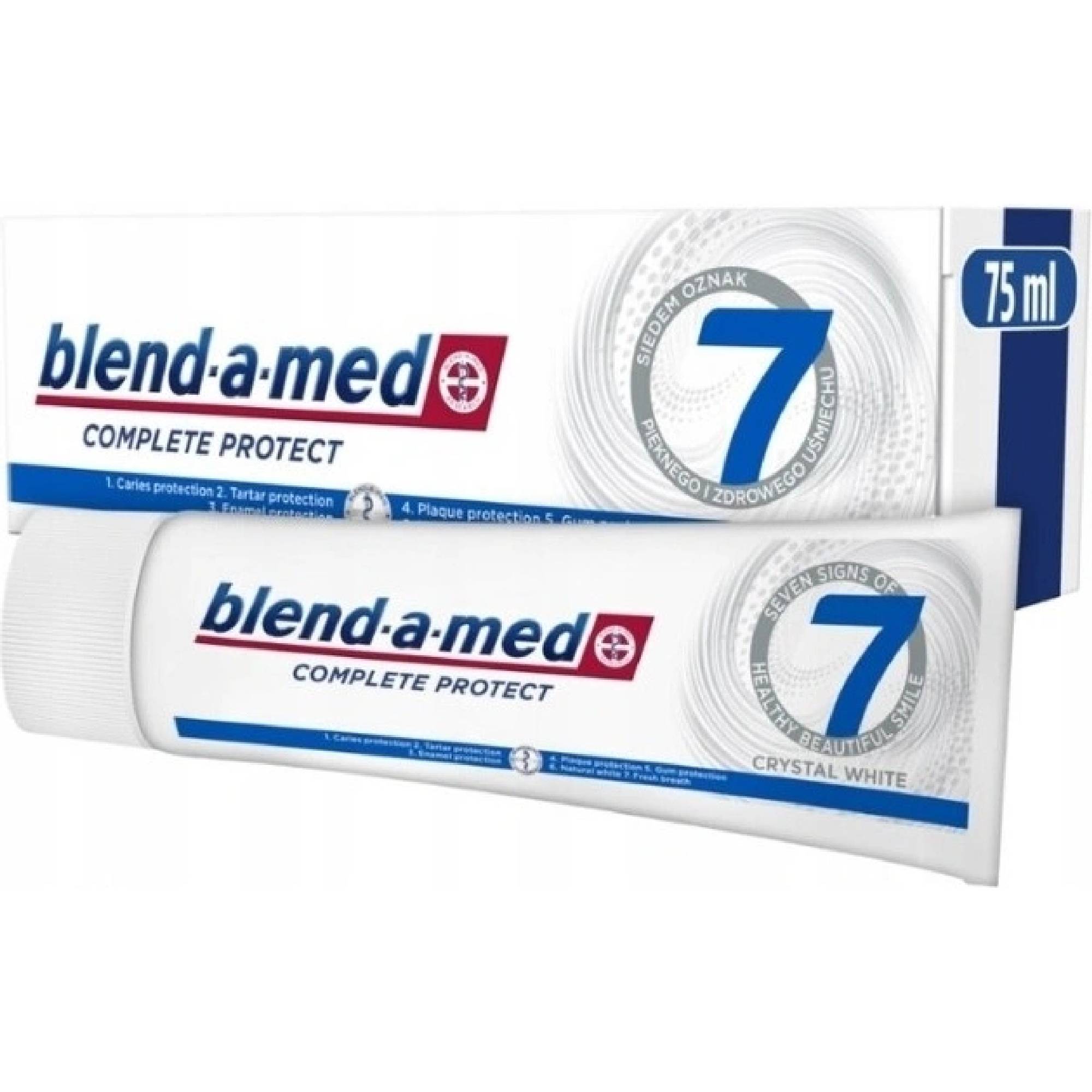 Blend-a-Med Protect 7 Crystal White 75 ml zubná pasta