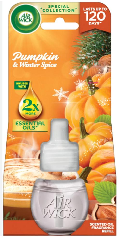 Air Wick Electric náplň 19ml Pumpkin & winter spice Ks