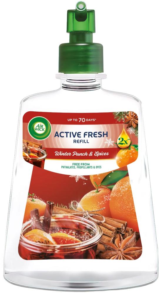 Air Wick Active Fresh náplň 228ml Zimní punč Ks