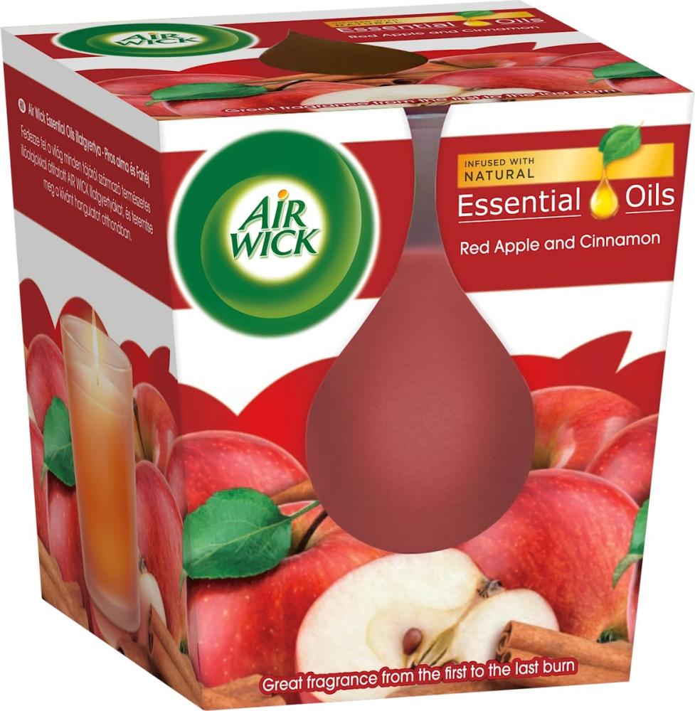 Air Wick svíčka 105g Červené jablko a skořice Ks
