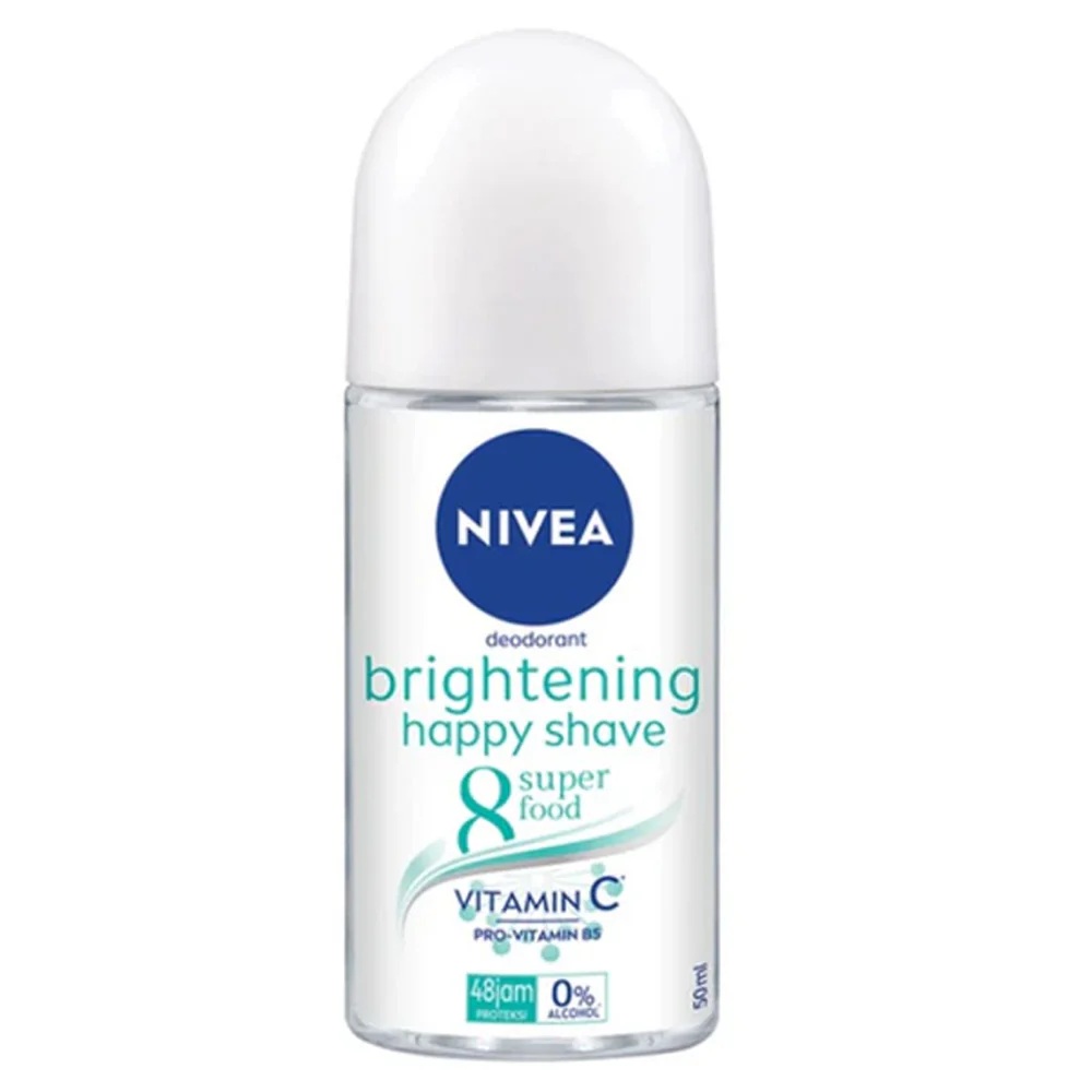 Nivea Roll-on Women 50ml Brightening Happy Shave (Indonesia) Ks