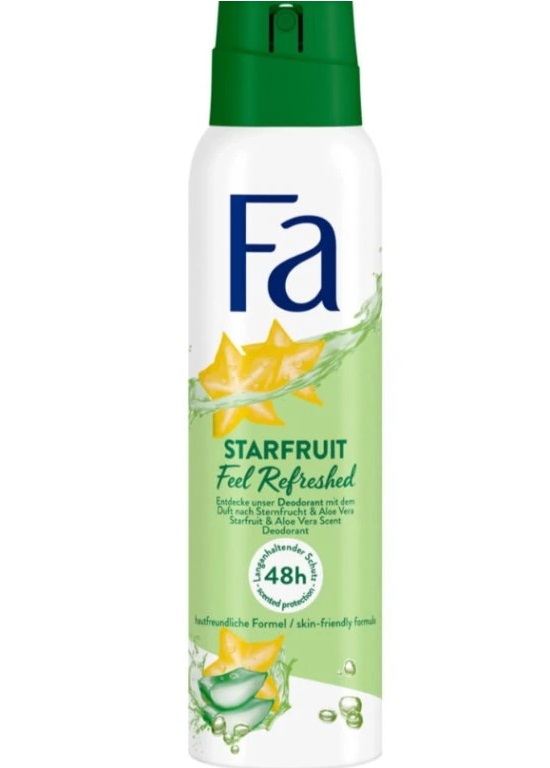 FA Deo Women 150ml Starfruit Ks