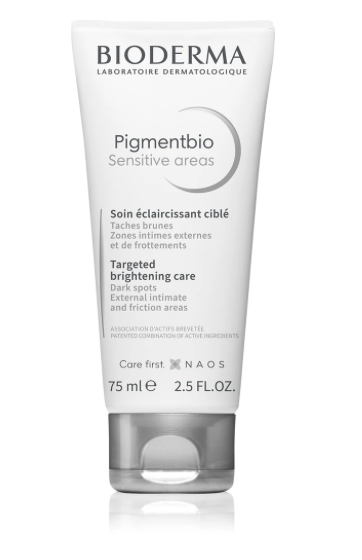 Bioderma Pigmentbio Sensitive Areas bieliaci krém na tvár a citlivé miesta 75ml
