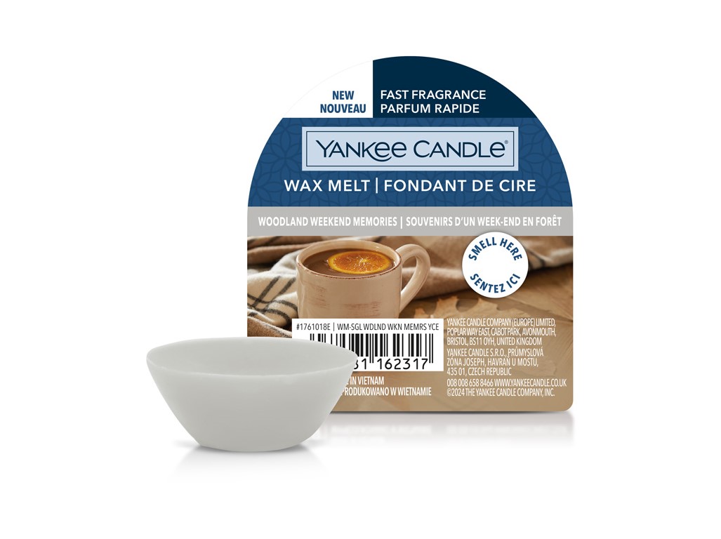 YANKEE CANDLE WOODLAND WEEKEND MEMORIES VONNÝ VOSK DO AROMALAMPY