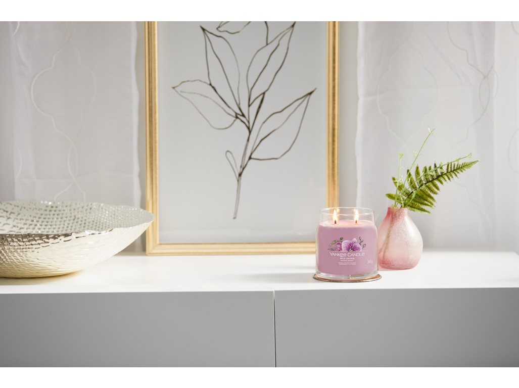 YANKEE CANDLE WILD ORCHID SIGNATURE STREDNÁ