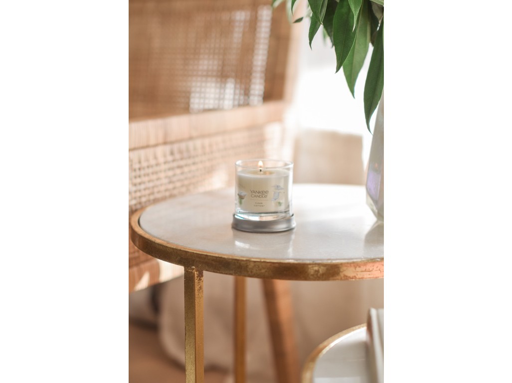 YANKEE CANDLE CLEAN COTTON SIGNATURE TUMBLER MALÝ