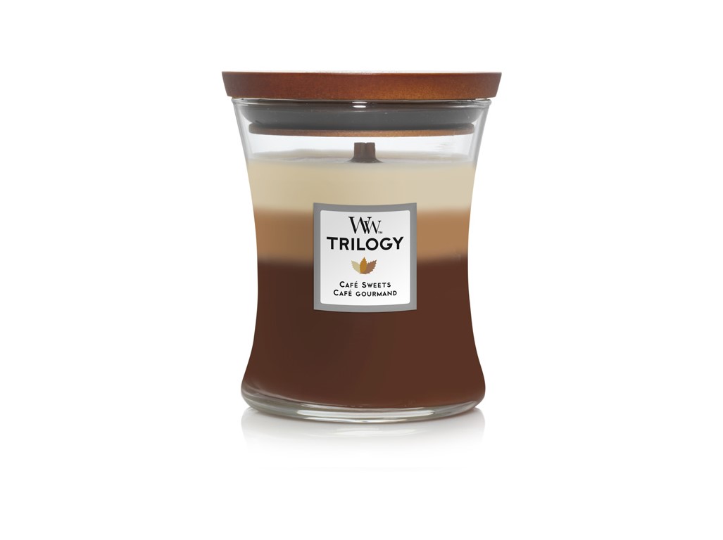WoodWick Trilogy Café Sweets váza stredná