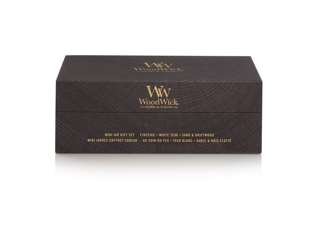 WoodWick darčekový set 3ks sklo malé