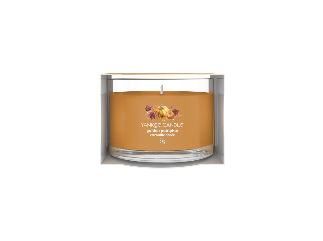 YANKEE CANDLE VOTÍVNA SVIEČKA PLNENÁ V SKLE GOLDEN PUMPKIN