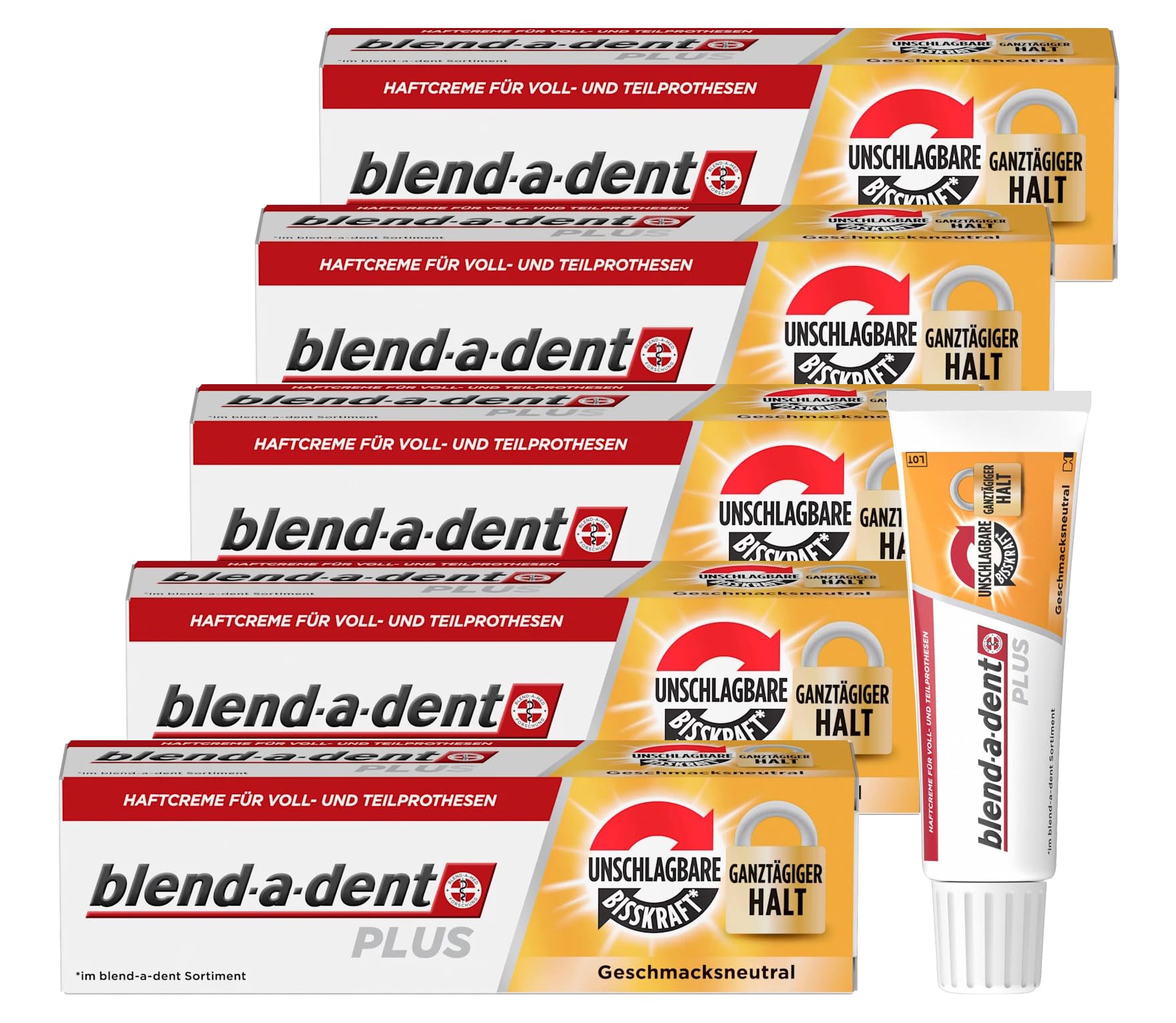 Blend-a-Dent fixačný krém Plus 5x40g