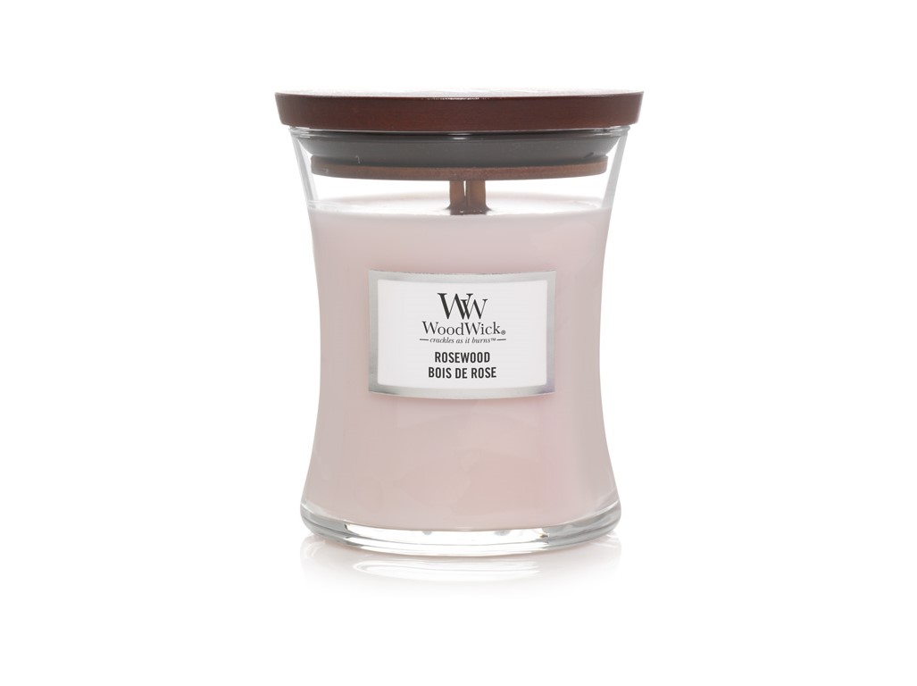 Woodwick Rosewood váza stredná