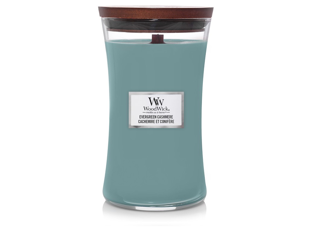 Woodwick Evergreen Cashmere váza veľká