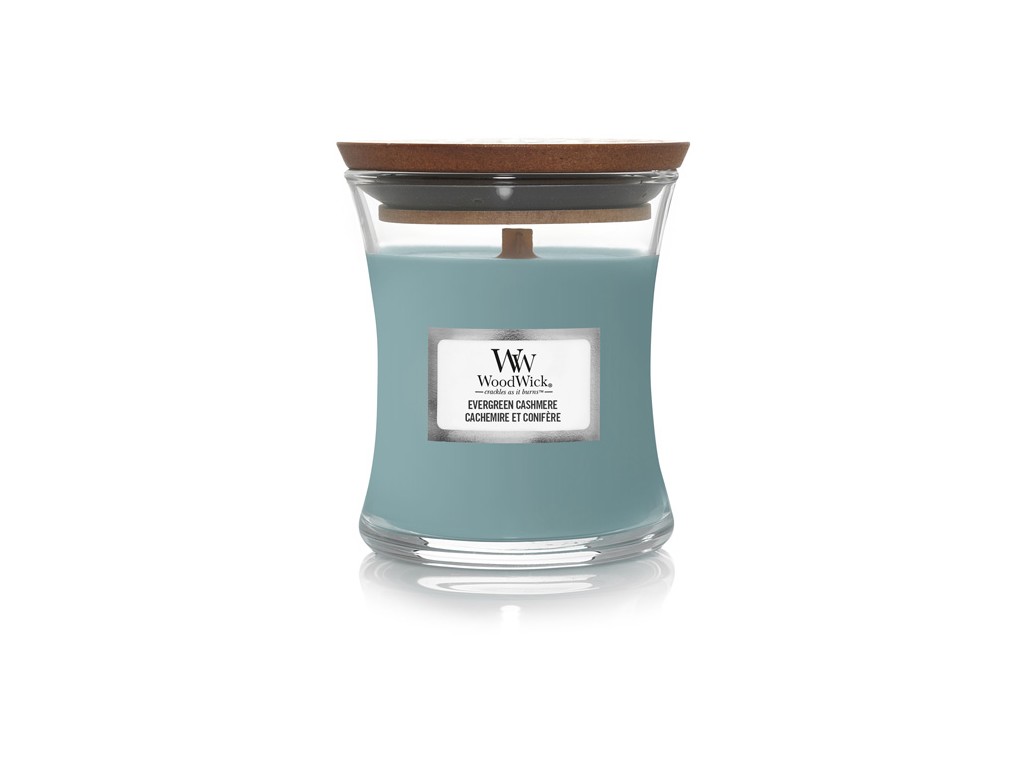 Woodwick Evergreen Cashmere váza malá