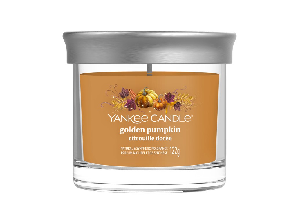 YANKEE CANDLE GOLDEN PUMPKIN SIGNATURE TUMBLER MALÝ