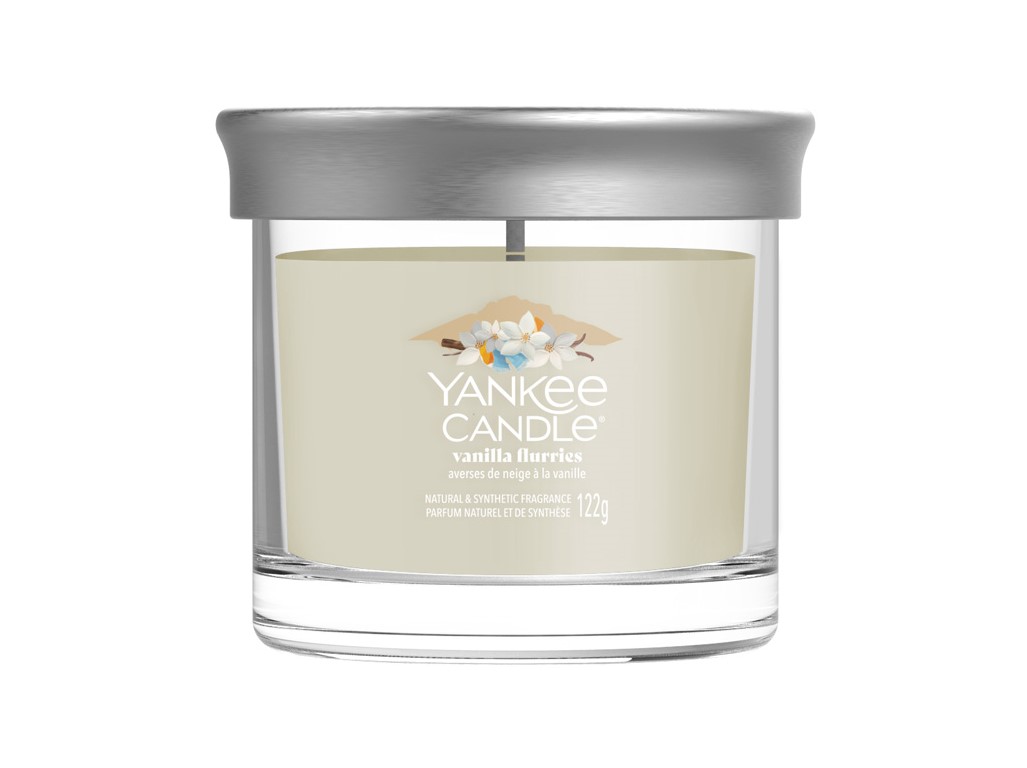 YANKEE CANDLE VANILLA FLURRIES SIGNATURE TUMBLER MALÝ