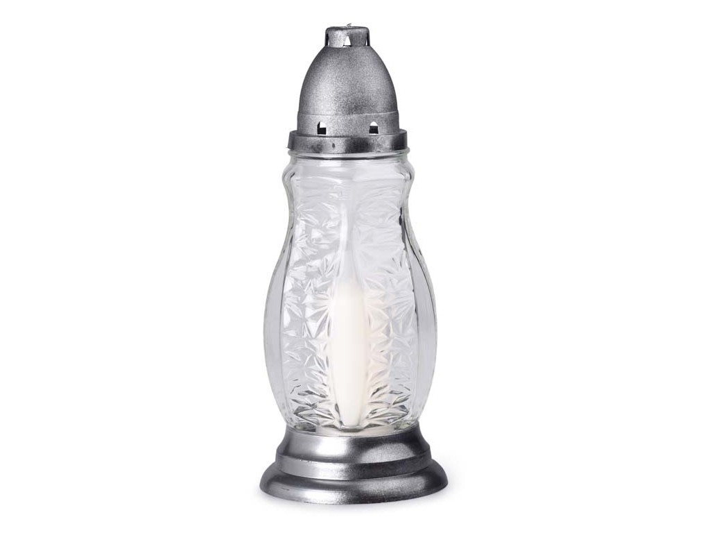 Cintorínske sklo 28 cm vklad 120g 45h.