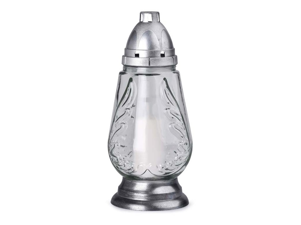 Cintorínske sklo 28 cm vklad 120g 45h.