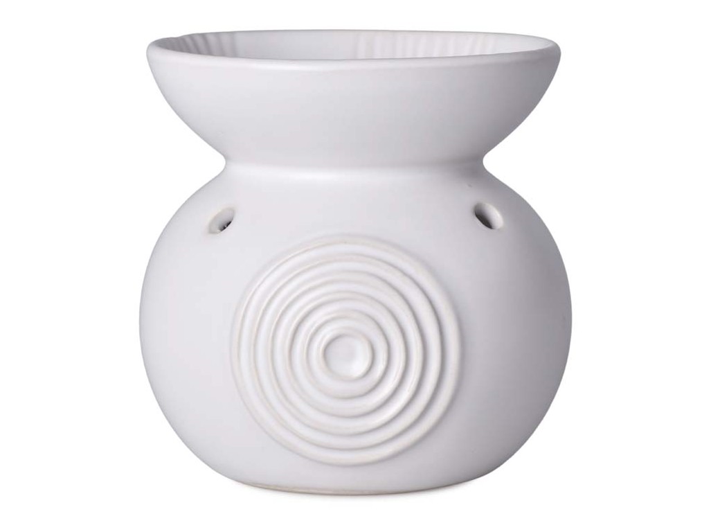 Aromalampa keramická biela 106X112mm