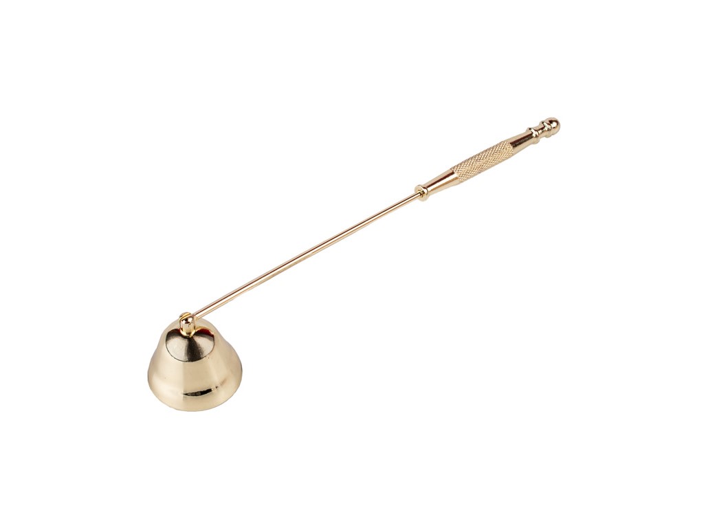 Celokovové zhášadlo zlaté, 240x38x38mm