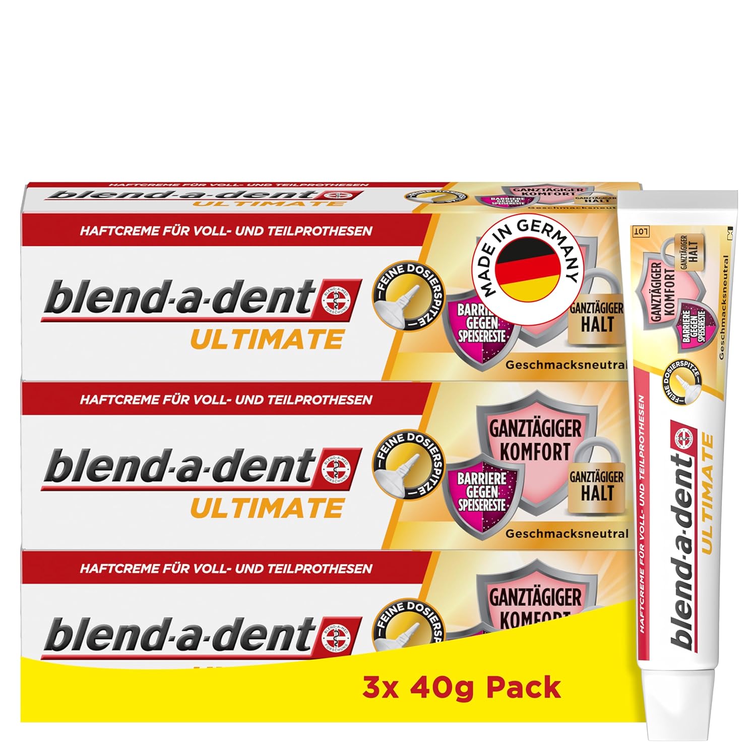 Blend-a-dent fixačný krém 3x40g Ultimate