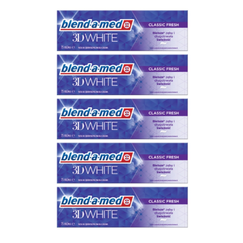 Blend-a-med pasta 3D White 5x75ml