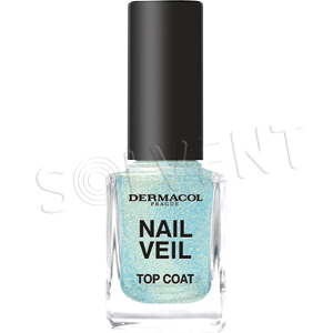 Dermacol dekoratívka NAIL VEIL vrchný lak Sparkling ocean