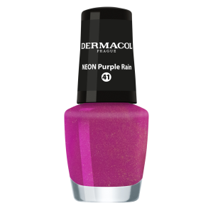 Dermacol dekoratívka lak na nechty Neon Purple Rain 41