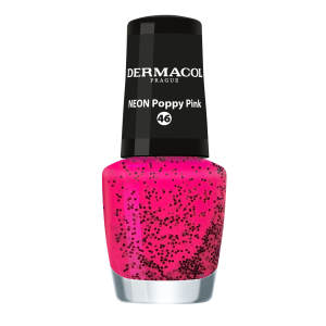 Dermacol dekoratívka lak na nechty Neon Poppy Pink 46