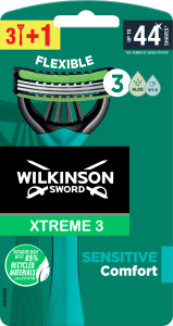 Wilkinson Sword Xtreme3 Sensitive jednorazový holiaci strojček, 4 ks