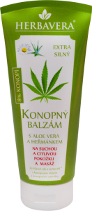 Herbavera Konopný balzam s aloe vera, 200 ml